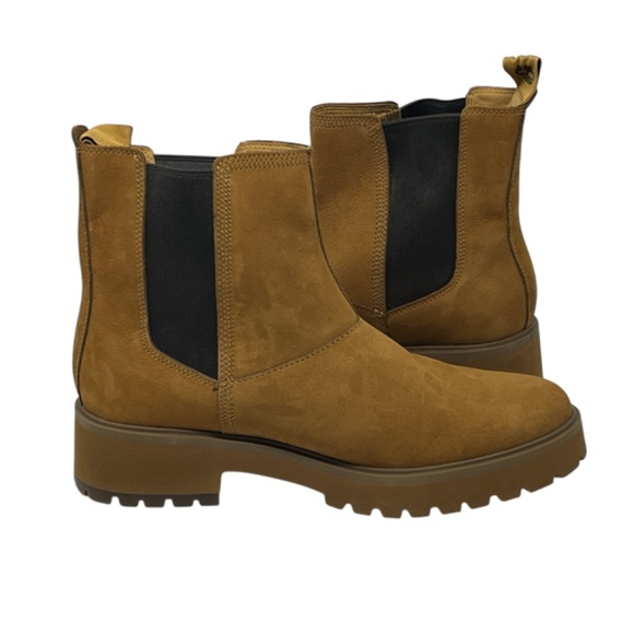 Timberland Redwood Falls Leather Lug Outsoles Chelsea Ankle Boots Size 10 - Picture 9 of 11